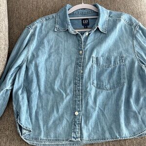 GAP Light Blue Denim Shirt